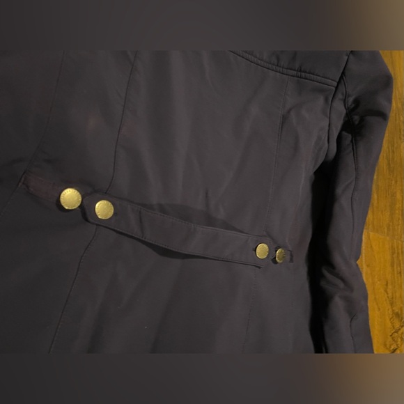 Roots navy blue/purple XS zippered jacket with hood no lining - Picture 11 of 11